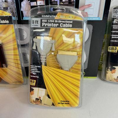 LOT 85: Office Collection: Sharper Image LED Puck Light Set, NIP Wires and Cords, Visual J++ & Toner