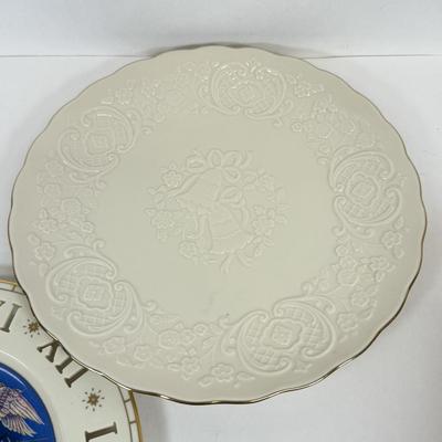 LOT 87: Lenox Christmas Ornaments & Porcelain Decor in Boxes, Gorham Snowman Ornaments & More