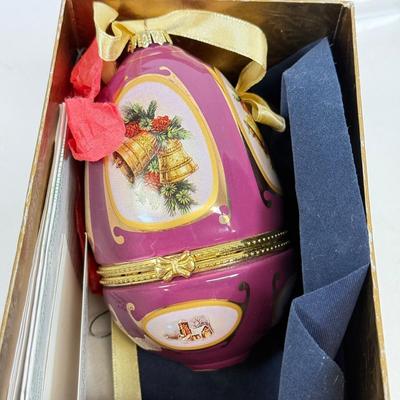 LOT 87: Lenox Christmas Ornaments & Porcelain Decor in Boxes, Gorham Snowman Ornaments & More