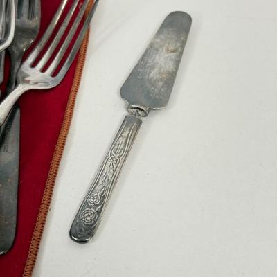 LOT 88: Collection of Silverplated Flatware