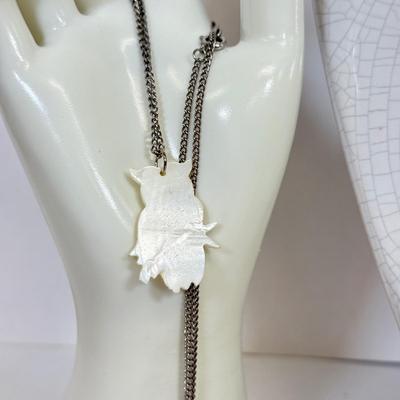 LOT 94: Owl Necklaces, Ring & More
