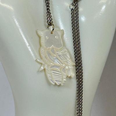 LOT 94: Owl Necklaces, Ring & More