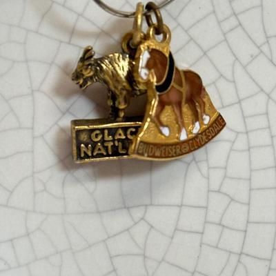 LOT 95: Charm Necklace & Pin w/ Charms & More