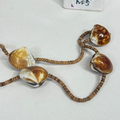 LOT 97: Vintage Collection of Large, Beaded & Seashell Statement Necklaces