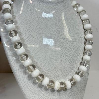 LOT 97: Vintage Collection of Large, Beaded & Seashell Statement Necklaces