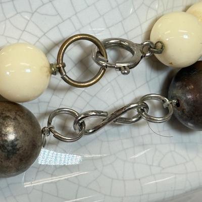 LOT 97: Vintage Collection of Large, Beaded & Seashell Statement Necklaces