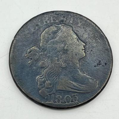 LOT 102: 1803 Large Cent US Coin