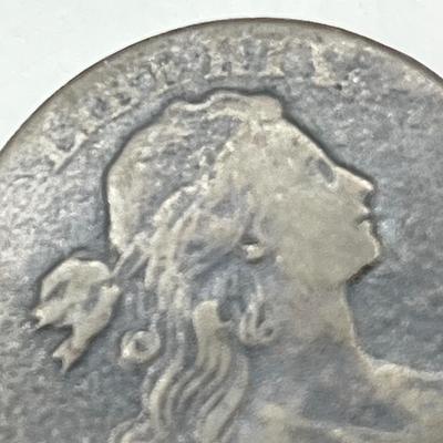 LOT 104: 1802 Draped Bust Large Cent US Coin