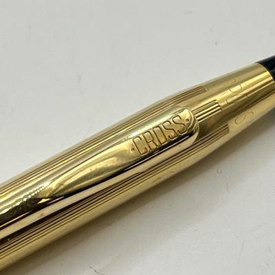 LOT 106: Vintage Cross 1/20th 12K Gold Filled Pen and Mechanical Pencil Set