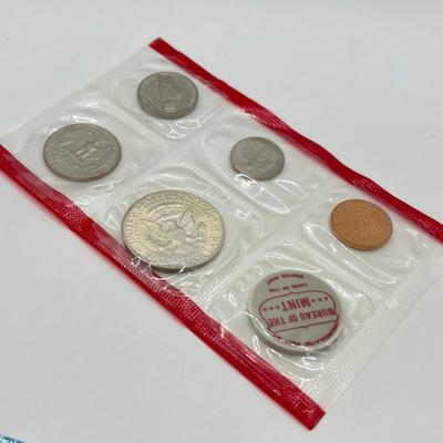 LOT 107: 1968 and 1969 Uncirculated Coin Sets