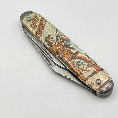 LOT 108: Two Vintage Pocket Knives - EKA Sweden and Davy Crocket