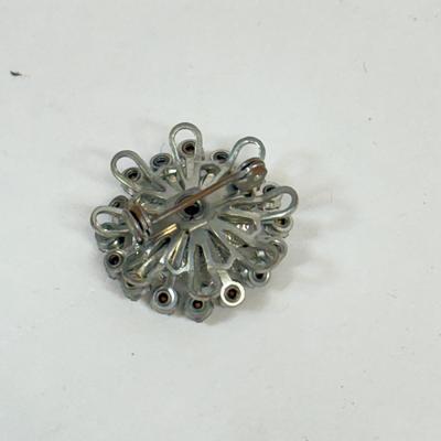 LOT 123: Collection of Silvertone Rhinestone Jewelry