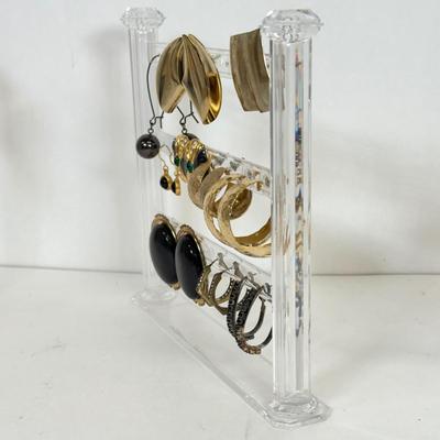 LOT 130: Collection of Pierced Earrings