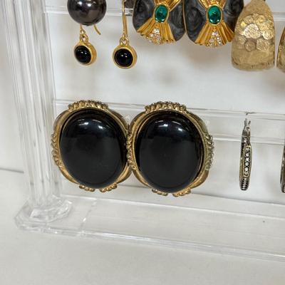 LOT 130: Collection of Pierced Earrings