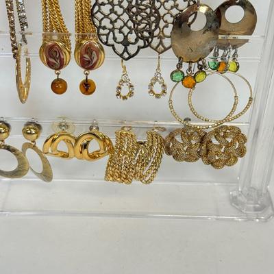 LOT 133: Pierced Earring Collection