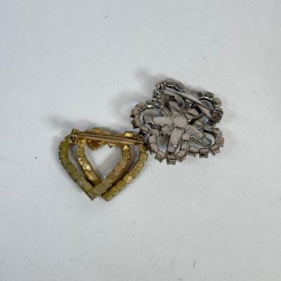 LOT 137: Kenneth Jay Lane’s Crown Pin, Rhinestone Pins/Brooches & Bracelet