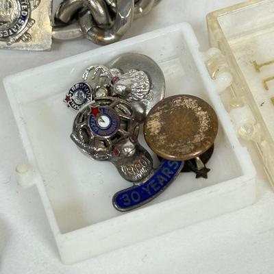 LOT 139: American Flag Pins, Army Ribbons & More