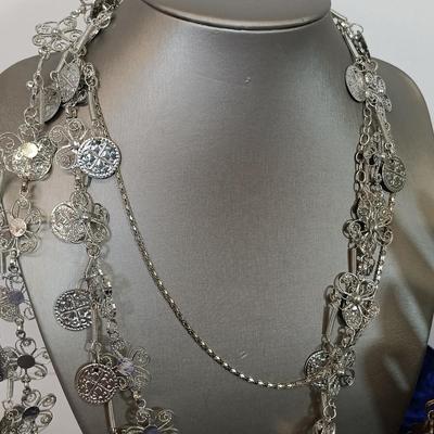 LOT 145: Moroccan Pendants, Bracelets, Belt & More