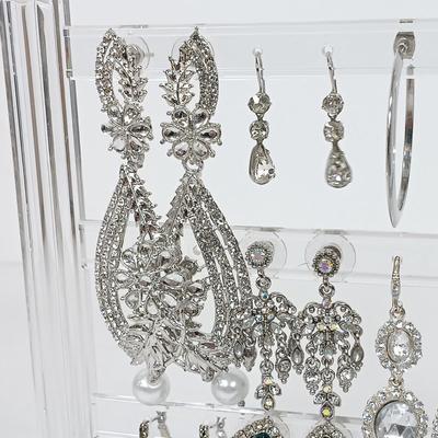 LOT 146: Silver-Tone Costume Jewelry