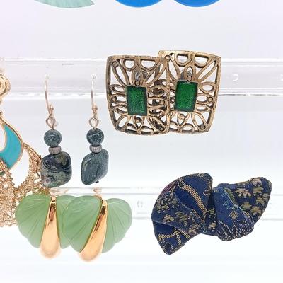 LOT 149: Enameled Austrian Cuff Bracelets, Monet Gold-Tone and White Bangle & More