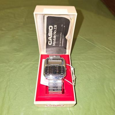 Vintage calculator watch