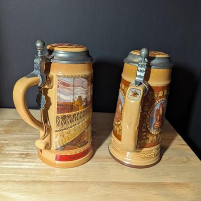 Budweiser Classic Steins w/ Boxes