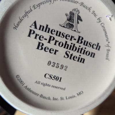 Anheuser-Blusch Pre-Prohibition Beer Stein w/ Box