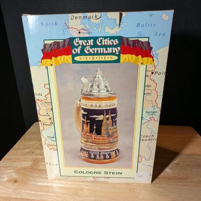 Cities Of Germany Series Cologne Stein w/ Box
