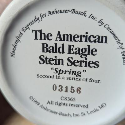 American Bald Eagle Spring & Summer Steins w/ Box