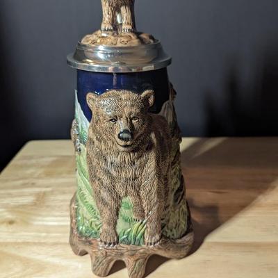 Nature's Pride Series Grizzly Bear Stein