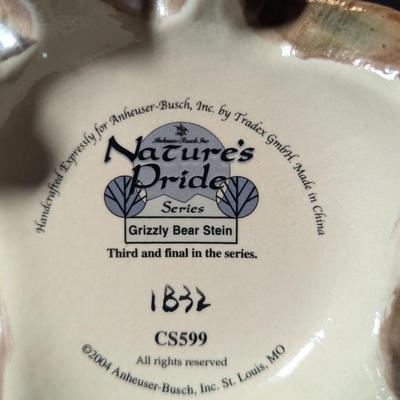 Nature's Pride Series Grizzly Bear Stein