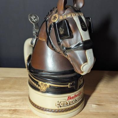 World Famous Budweiser Clydesdale Stein "King A Regal Spirit" w/ Box