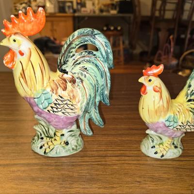 Chickens ceramic