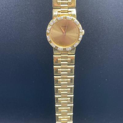 18k yellow gold Piaget Dancer Ladies Watch