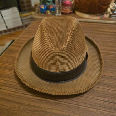 Corduroy hat