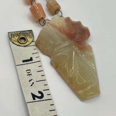 Vintage hand carved Mexican necklace