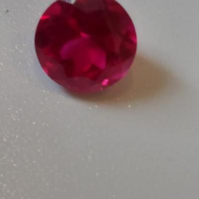 GIA CERTIFIED LAB GROWN RUBY