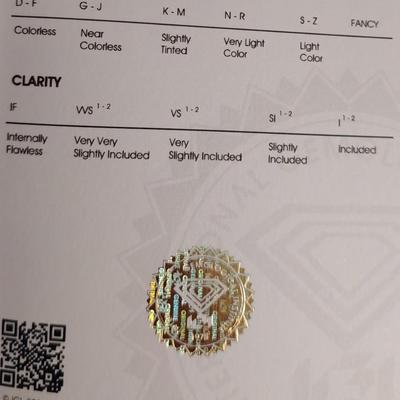 IGI CERTIFIED NATURAL DIAMOND 0.81CT