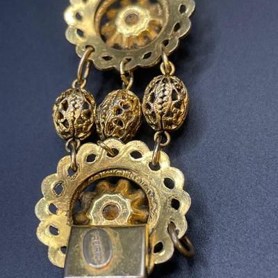 Freirich bracelet with large rhinestone