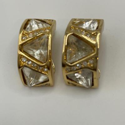 Vintage Christian Dior necklace and clip on set