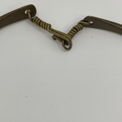 Jack Boyd unsigned brutalist bronze bracelet and necklace