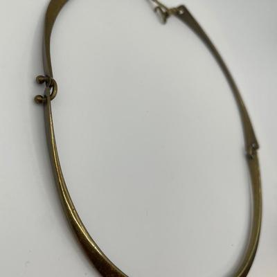 Jack Boyd unsigned brutalist bronze bracelet and necklace