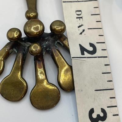 Jack Boyd unsigned brutalist bronze bracelet and necklace