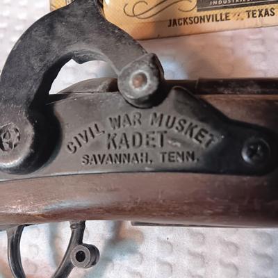 CIVIL WAR MUSKET KADET REPLICA PLUS FIRING SHELL KIT