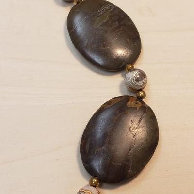 Sterling Pendants, Robert Rose, Matching Stone Necklace and Earrings (ST-KD)