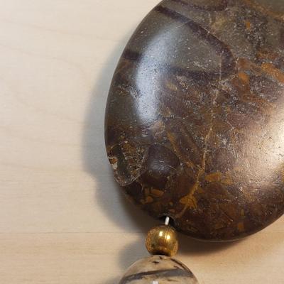 Sterling Pendants, Robert Rose, Matching Stone Necklace and Earrings (ST-KD)