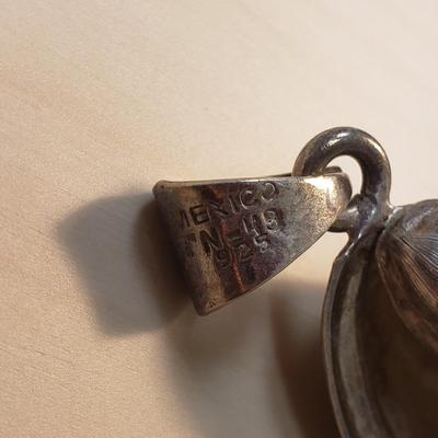 Sterling Pendants, Robert Rose, Matching Stone Necklace and Earrings (ST-KD)