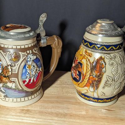 Anheuser-Busch Membership Stein "Pride & Tradition" w/ Box & Charter Member "Budweiser Clydesdales At The...