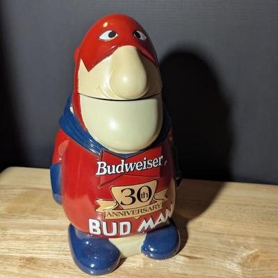 Bud Man 30th Anniversary Stein w/ Box
