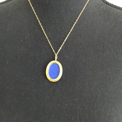 Cute, gold tone, fairy cameo, pendant, necklace, fashion